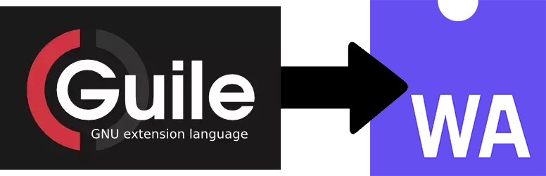 Guile port to WASM diagram